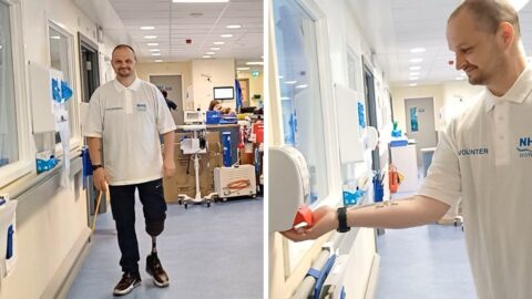 Horrific accident inspired Simon to become hospital volunteer - NHS ...