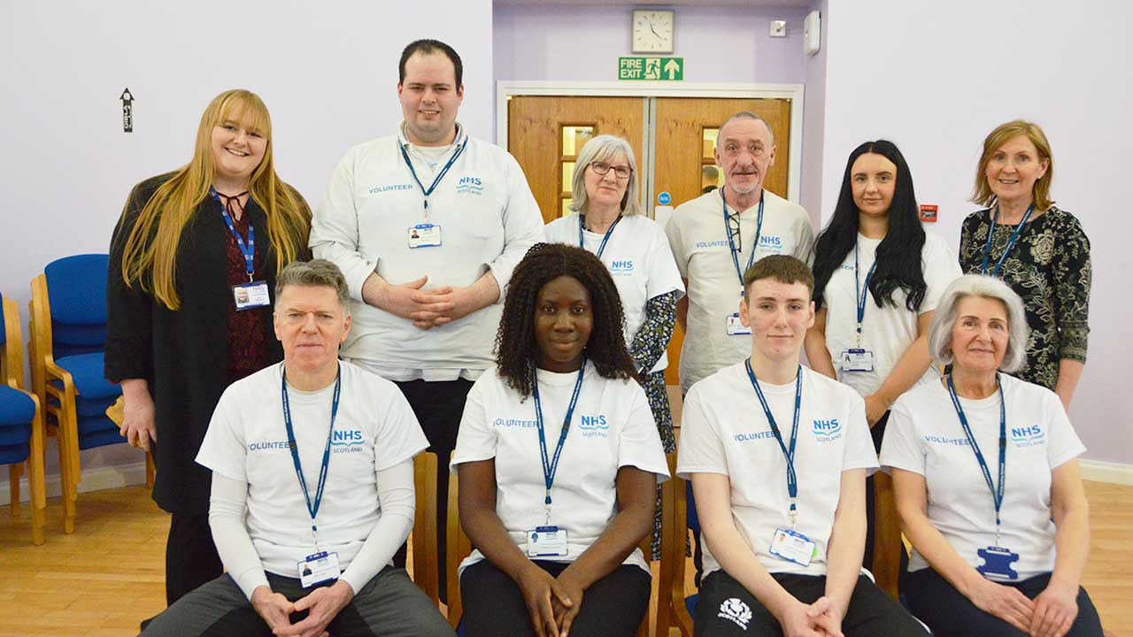 NHS Lanarkshire volunteers