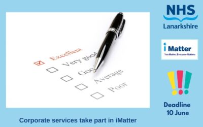Teams within corporate services take part in iMatter