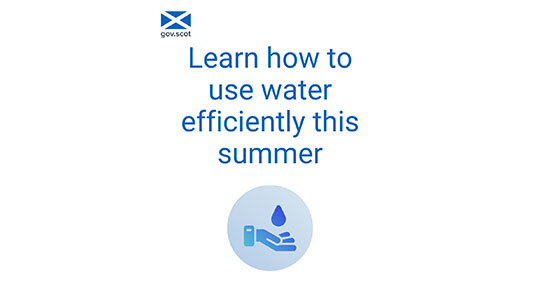 Learn how to use water efficiently this summer