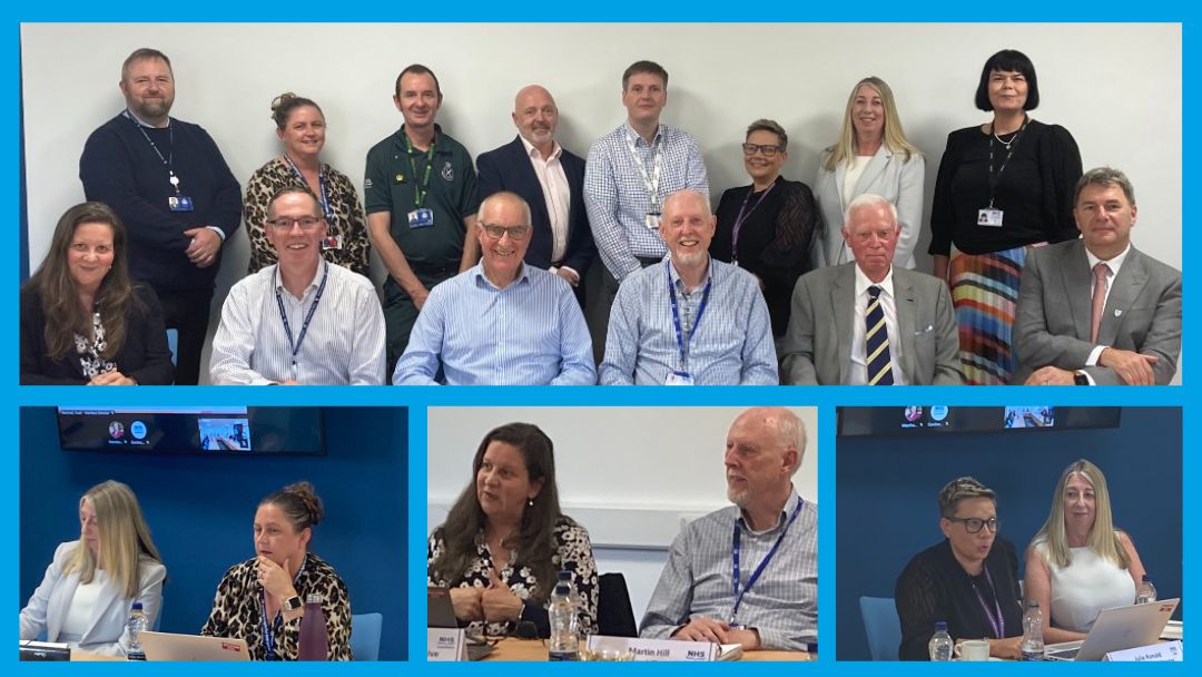 High-profile meeting strengthens links with ambulance service and NHS 24