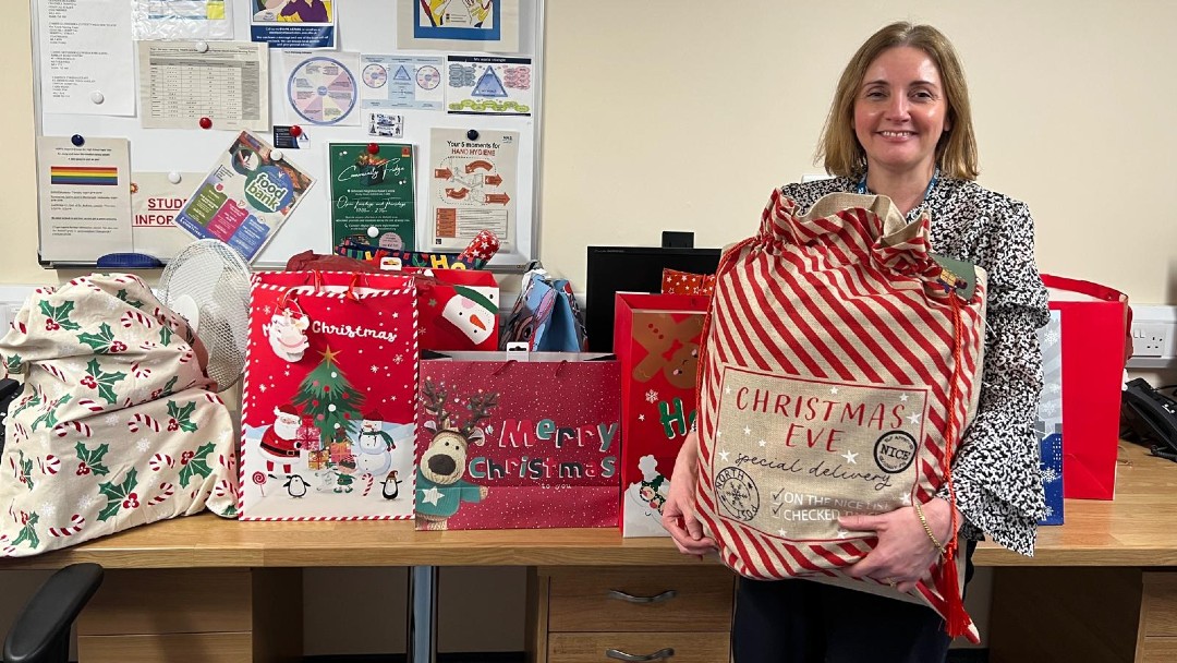 Festive thanks from North Lanarkshire School Nursing Team