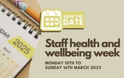 Save the Date: Staff Health and Wellbeing Week 2025