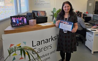 Mahvish’s digital leadership success benefitting Lanarkshire Carers