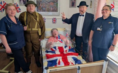 Home support service brings VE Day anniversary celebrations to residents’ homes
