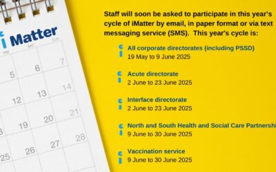 Staff invited to take part in iMatter staff survey