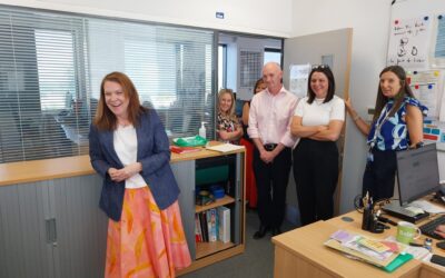 New chief executive visits North partnership teams