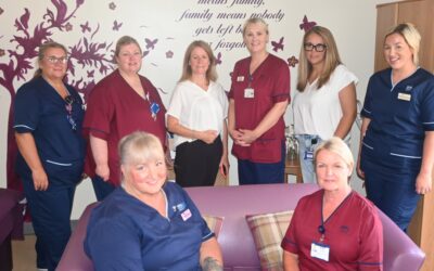 CHAS Director of Nursing Visits University Hospital Wishaw
