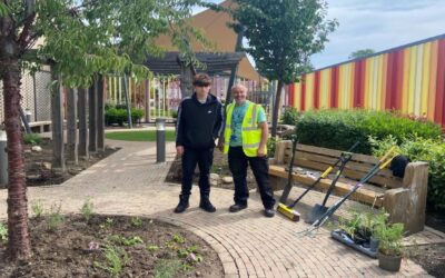 New Monklands – project helps school student learn about being green