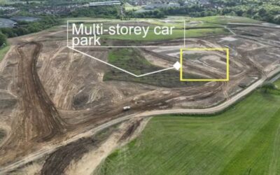 New Monklands – sky-high view of home for hospital