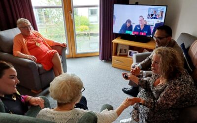 Smart TVs bring families closer in South Lanarkshire care homes