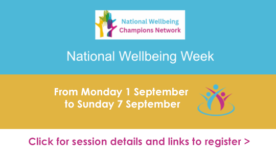 National Wellbeing Week 2025 - 1 September to 7 September