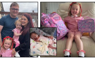 COVID baby Peyton can’t wait to start school