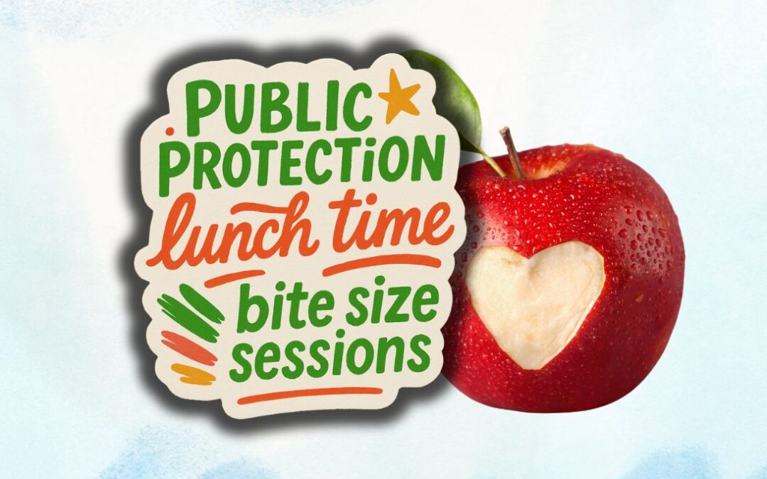 Lunchtime learning sessions on Public Protection launch this October