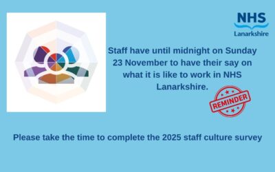 Deadline for staff to take part in culture survey