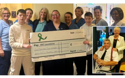 Hospital staff member gives fundraising gift to NHS after death from rare cancer