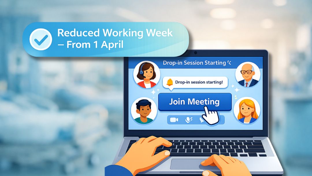 reduced working week drop in sessions