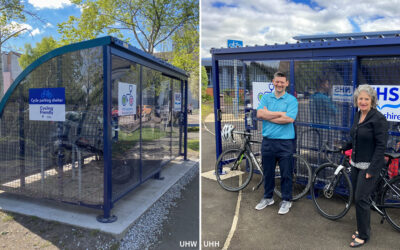 New bike sheds for Hairmyres and Wishaw