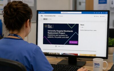 Our new Communications Hub – for staff news, updates and your feedback