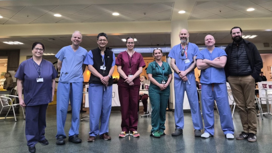 PERT team – Pulse Photograph of some members of PERT at University Hospital Hairmyres