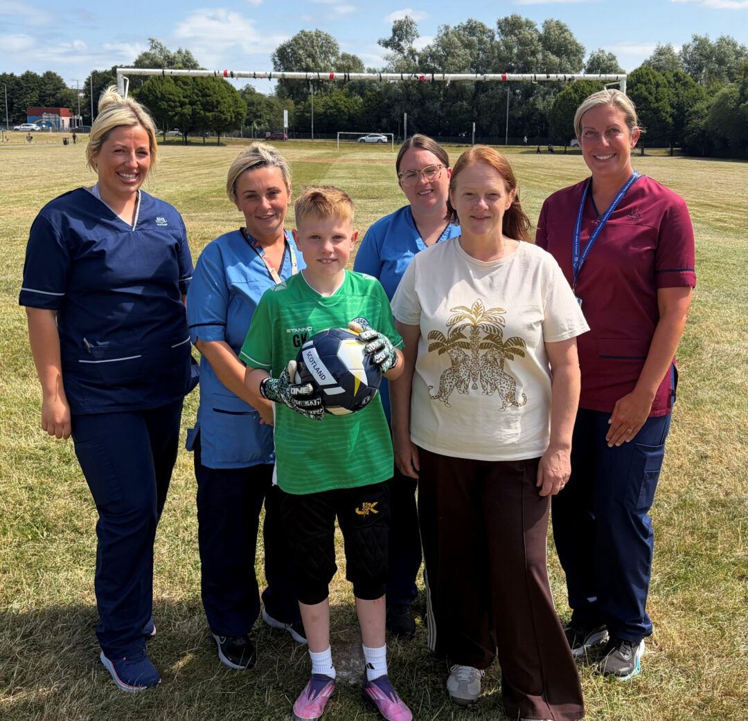 Ollie Doran, goalkeeper for Coatbridge City FC, shared how Paediatric Hospital at Home enabled him to receive specialist treatment in his own home while remaining connected to school, family life - and the football he loves
