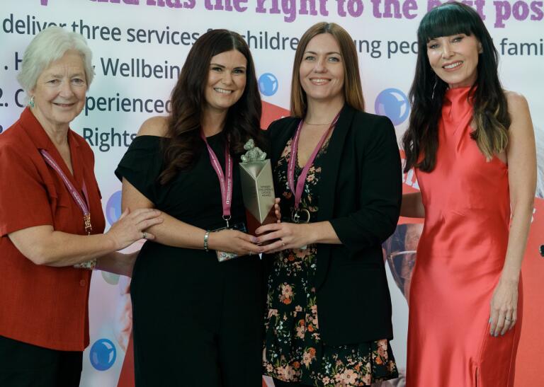 IMG_76631 Successful NL nurses win Children's Choice award at glittering ceremony.