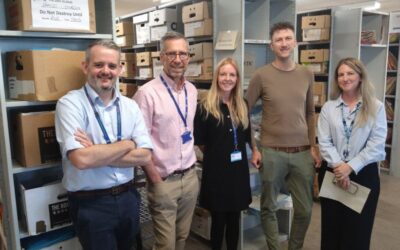 Board walkround at three Hairmyres departments