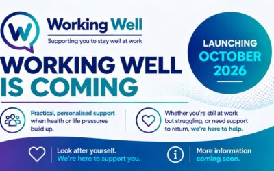 New Working Well service coming soon to support staff